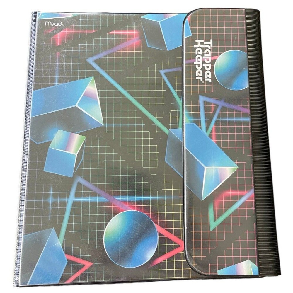 Retro style Trapper Keeper binder portfolio w/ folders ALWAYS OPEN TO OFFERS!!!